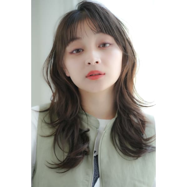 【秋冬カラーに！】似合わせカット+フルカラー+マーブ髪質改善★￥9350～