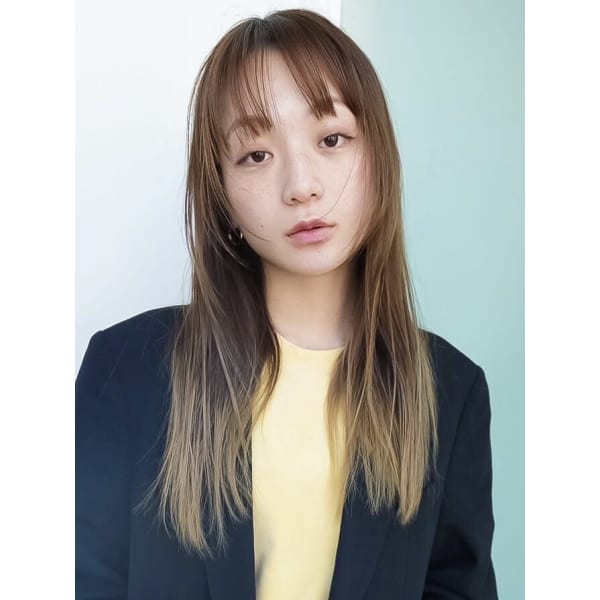 カット+艶カラー+ケラスターゼカクテルTR+持ち帰りsh&tr付き