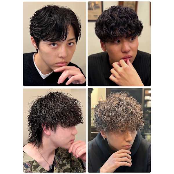 メンズカットコース+パーマ[メンズ/田町/バーバー］<理容室>13,640〜
