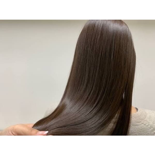 【２周年記念クーポン】カット＋メテオ髪質改善カラー＋トリートメント¥13500