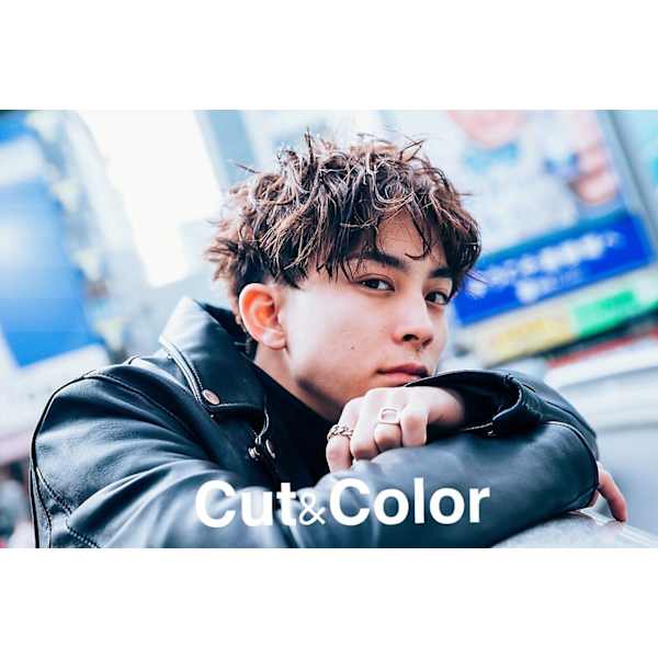 〇【Men's人気No1】☆カット+全体カラー 5300円
