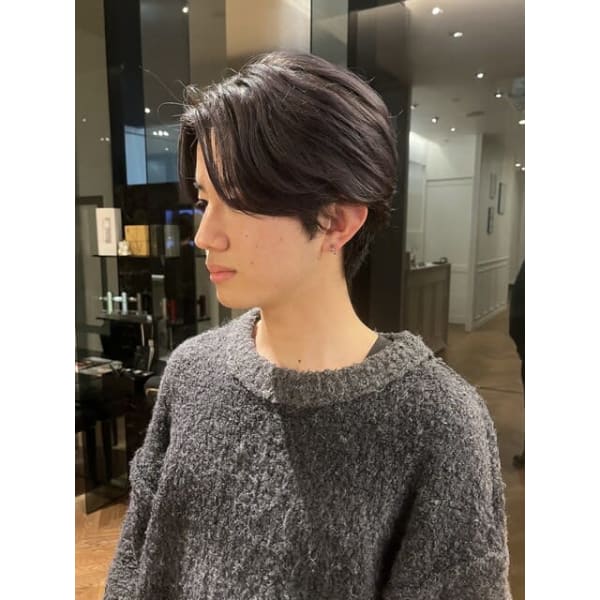 ［楽天限定メニュー］カット＋炭酸ヘッドスパ15M＋肩リンパマッサージor眉カット