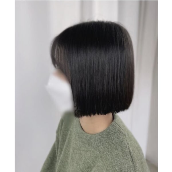 ケア縮毛矯正＋カット+ トリートメント¥16000