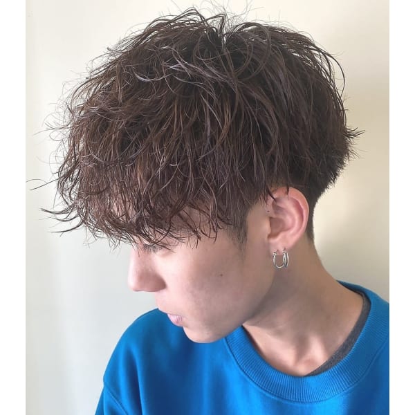 【メンズ限定】似合わせカット+ナチュラルパーマ ¥13541→¥6000