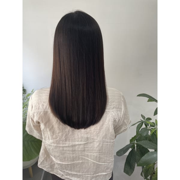 【当日限定】髪質改善!美髪補修カラー+前髪カット