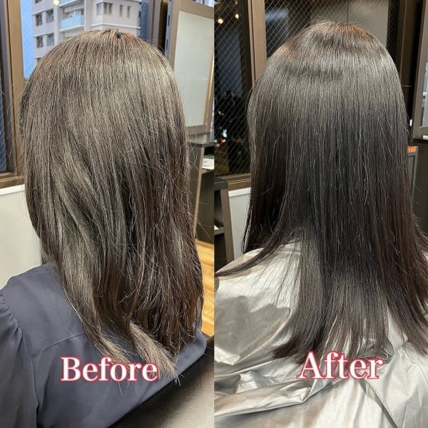 【人気No.1☆】美髪酸性ストレート+カット+3stepTR