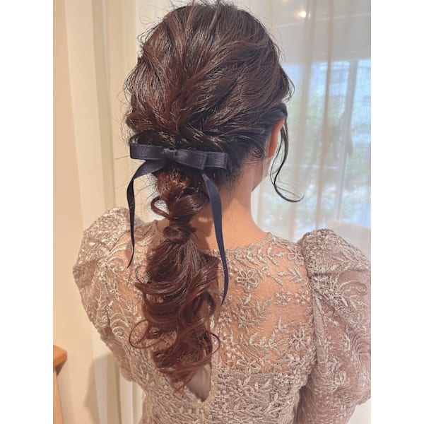 平日限定！イベントやお出かけに「コテ巻きのみ」￥2000