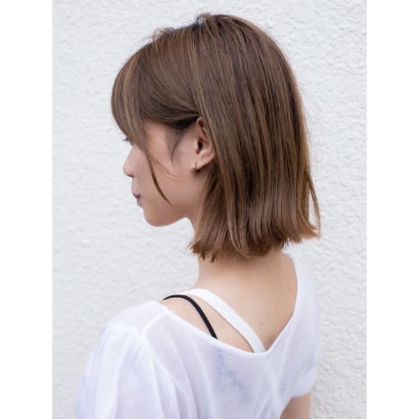【白髪ぼかしを試したい方】カット+カラー+白髪ぼかしハイライト+オイルtr