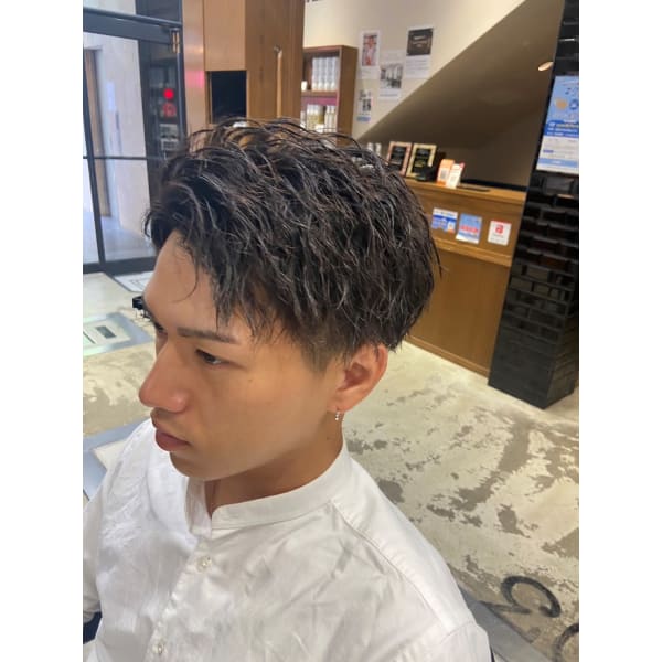 【ご新規のみ 高田輝大指名平日限定】カット+ツイスパ+ケアパーマ ¥17100→¥13680