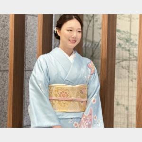 【銀座店1番人気!!】訪問着レンタル+着付け+無料ヘアセット+小物付き(手ぶらでOK)¥10,890