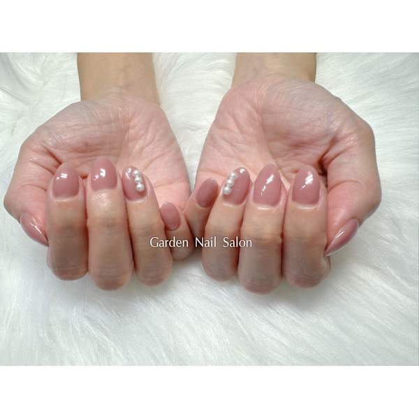 【ハンド】キラリと煌めくシンプルデザイン定額コース¥6800