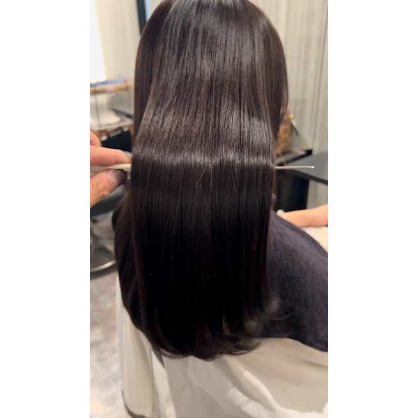 初めての白髪染めでも安心♪透明感イルミナカラー＋リバースエイジトリートメント