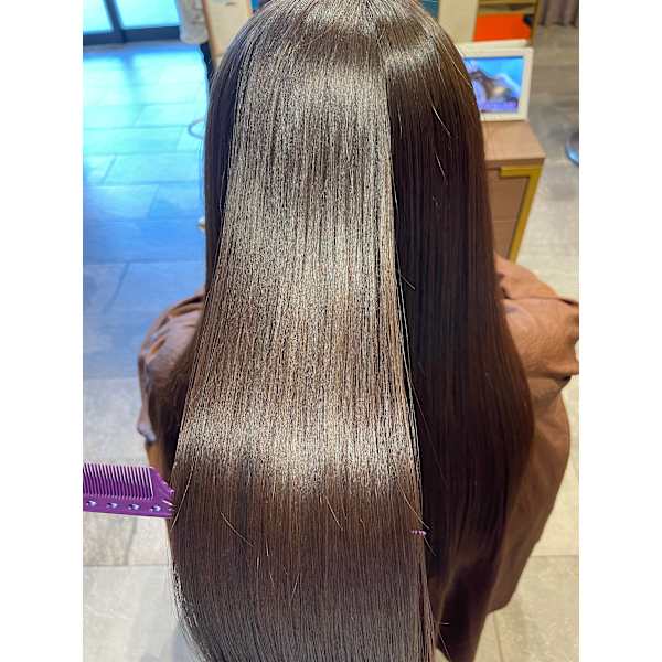 【ストレスから解放】カット+縮毛矯正+プレ＆アフターケア  13470