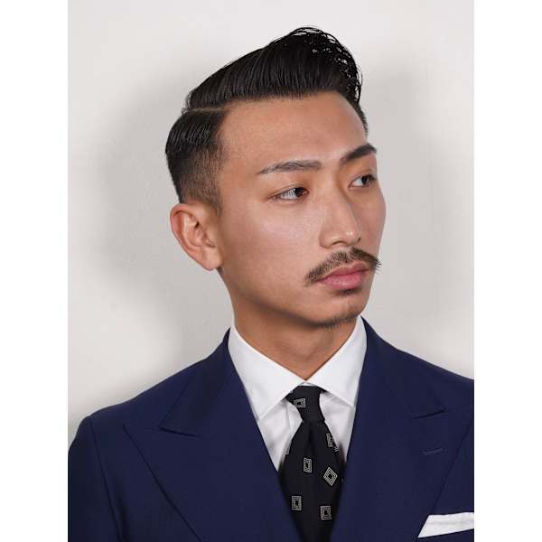 こなれ感たっぷり、柔らかさが引き出す男の魅力! ゆるパン+メンズカット