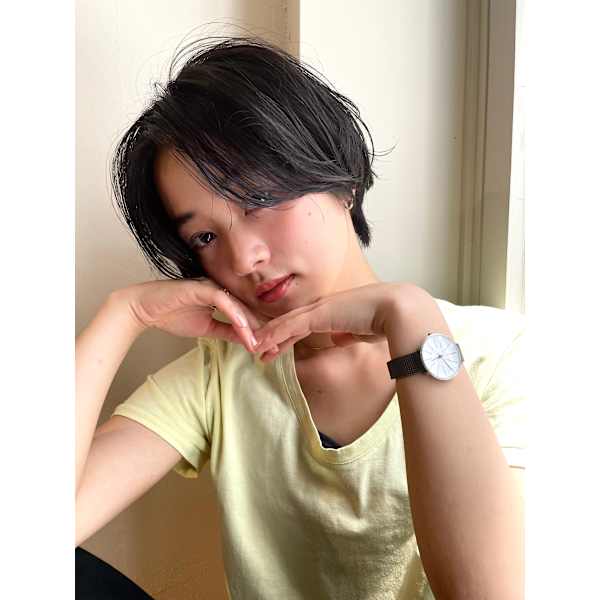 【当店人気No.1】小顔カット＋ケアカラー＋髪質改善2stepTR ￥8,800