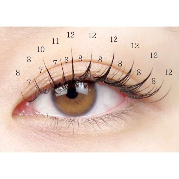 《平日10~16》【初回】ワンホンマツエク100+コーティング+アップワード6980