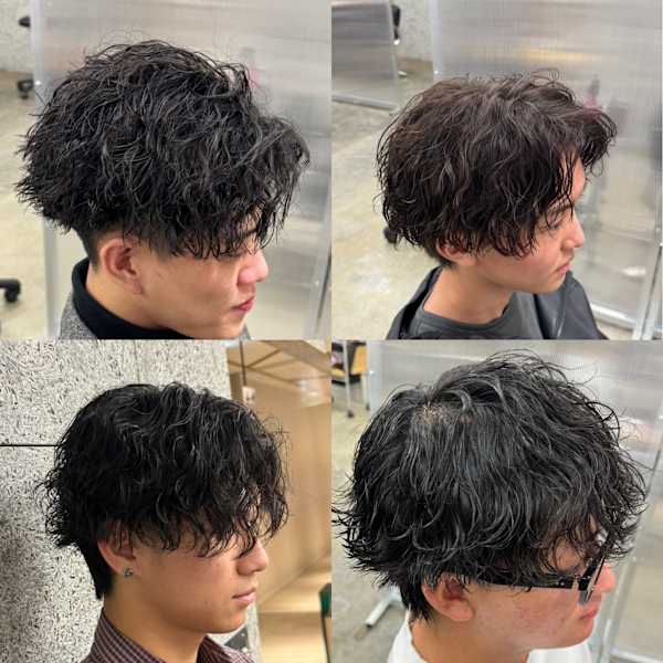 岡﨑限定 メンズカット+パーマ+marbb洗浄¥12,100