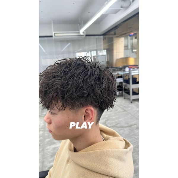 カット＋選べるメンズパーマ＋4STEPオージュアオーダーメイドトリートメント