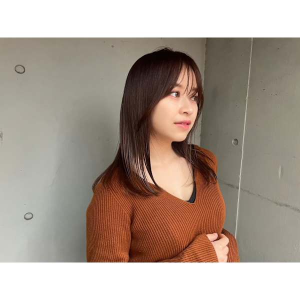 【オープン記念】カット+透明感カラー+3ステップトリートメント¥9800