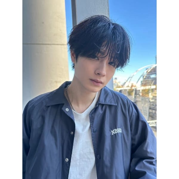 【身だしなみが気になる方に】メンズカット+炭酸スパ+眉カット¥5900