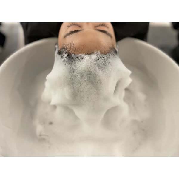 【癒しのクリームスパ】カット+オーガニッククレイヘッドスパ ¥6900