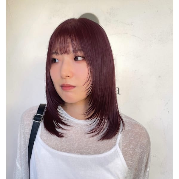 【新規・平日限定超お得】似合わせカット+全体カラー (白髪染め可)+うる艶トリートメント9900円