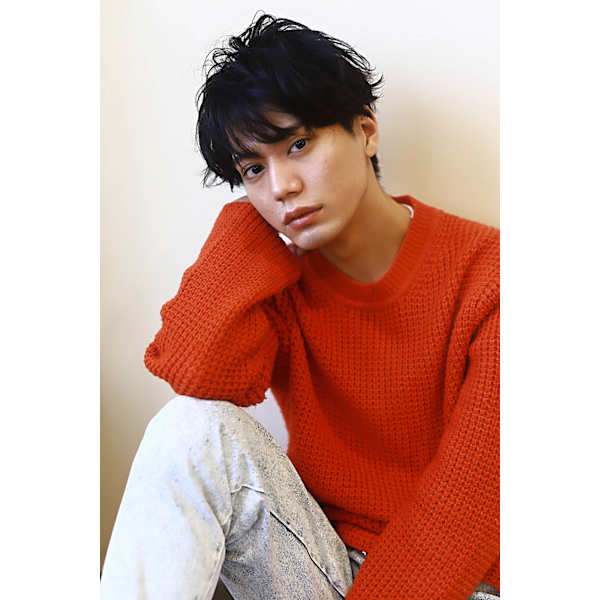 束感お洒落に☆メンズヘアカット+スパイラルパーマ　¥12000