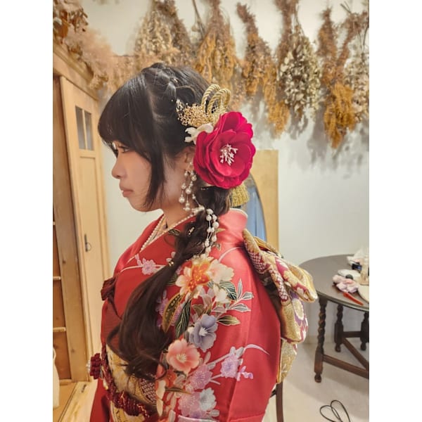 2026年度成人式　早割　振袖＋ヘア＋メイクセット（ヘアリハーサル付き）☆対応できる時間あります！