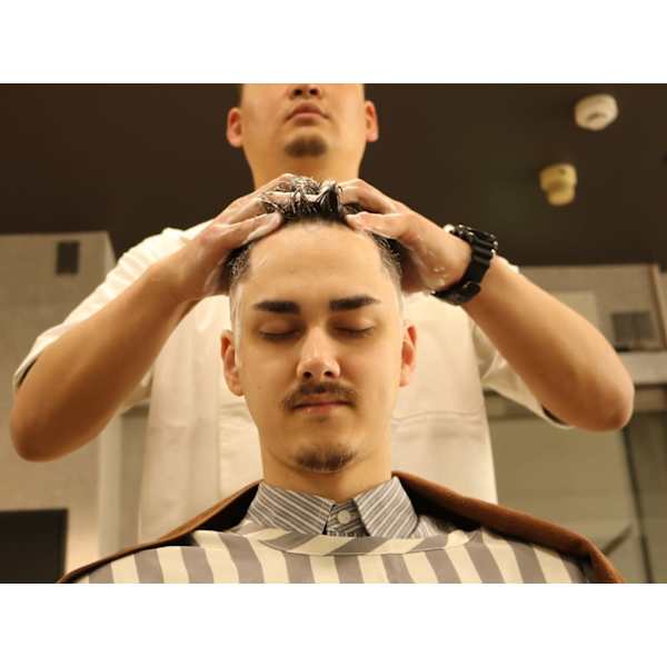 【床屋で整う】デザインカット＋極上ヘッドスパ