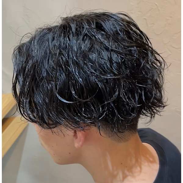 【立石限定】メンズカット+ツイストスパイラル/波巻きパーマ