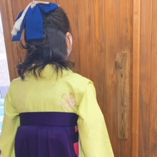 ☆卒業式☆袴着付け、ヘアセット