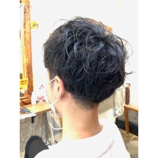 ★メンズ人気★ カット+セットがしやすくなる朝楽パーマ¥14300→¥11440