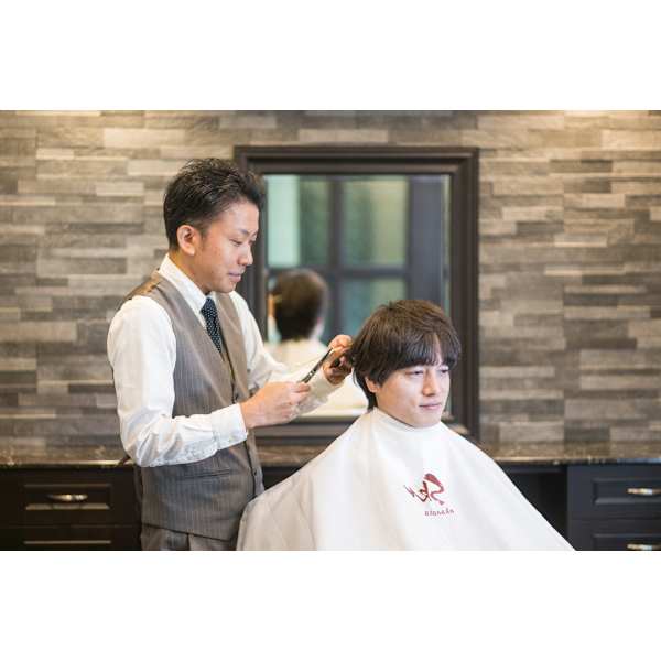 《旬コース》カット＋眉カット＋シェービング＋季節のマッサージ＋ヘアセット