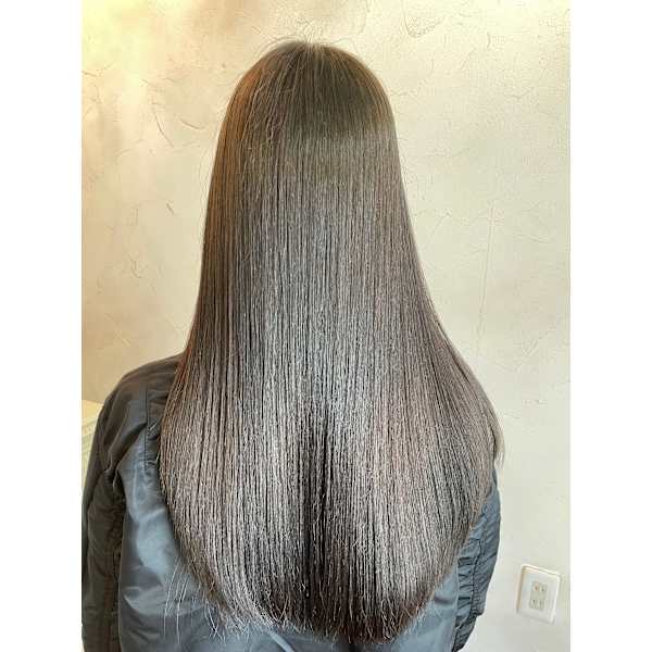 【湿気対策☆髪質改善と縮毛矯正の組み合わせ】感動ストレート