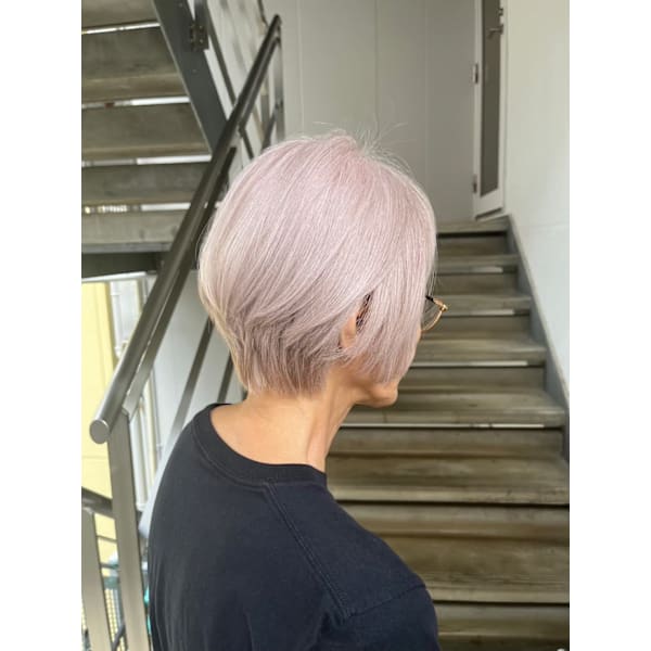 【流行スタイル】似合わせカット+白髪ぼかしカラー+トリートメント