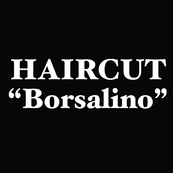 カット+ボルサリーノパーマ