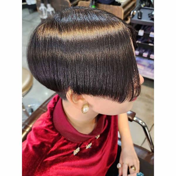 【最高級のケア体験で極上の手触り】小顔カット+カラー+髪質改善プログラムTR