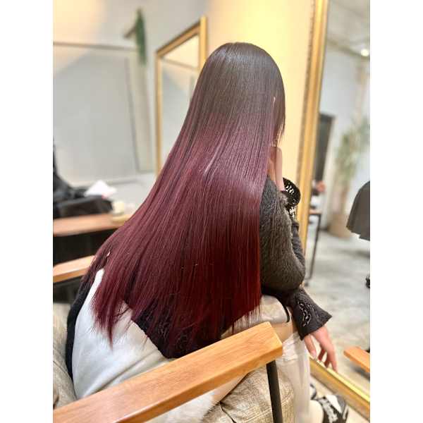 【♪お試しください♪】似合わせカット+艶カラー+前処理TR