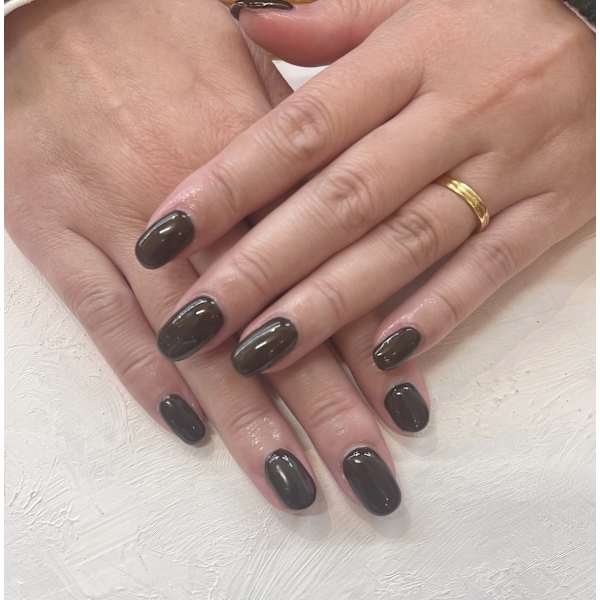 期間限定ワンカラーネイル￥4000☆甘皮ケア付き