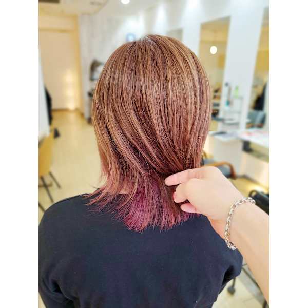 似合わせカット＋透明感カラー