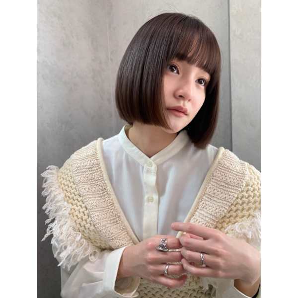 【当店人気No.2】カット・カラー・髪質改善Tr ¥11,900