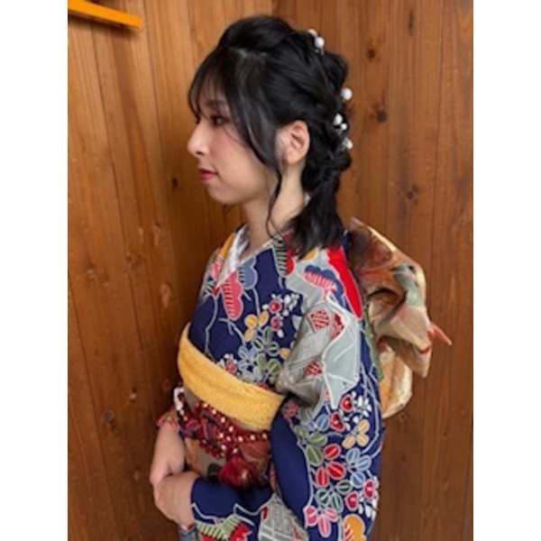 はたちのつどい2026年1月振袖着付ヘアメイク33000円空き枠出ました！