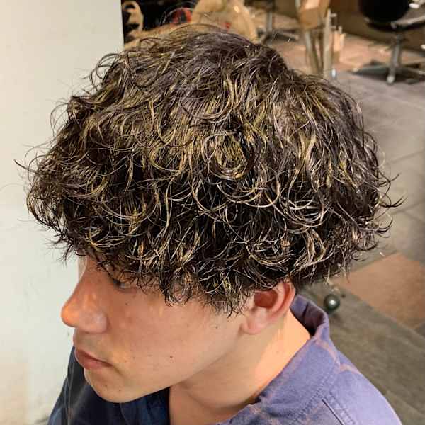 平日限定【メンズ特化 谷辻が担当☆】 men'sカット+こだわりパーマ ¥7920
