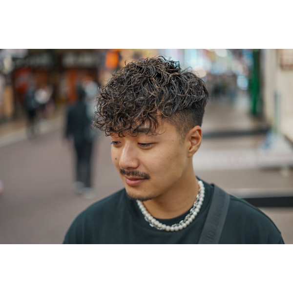 【新生活イメチェンコース】カット(顔剃りなし)+似合わせパーマ ¥11660[六本木]