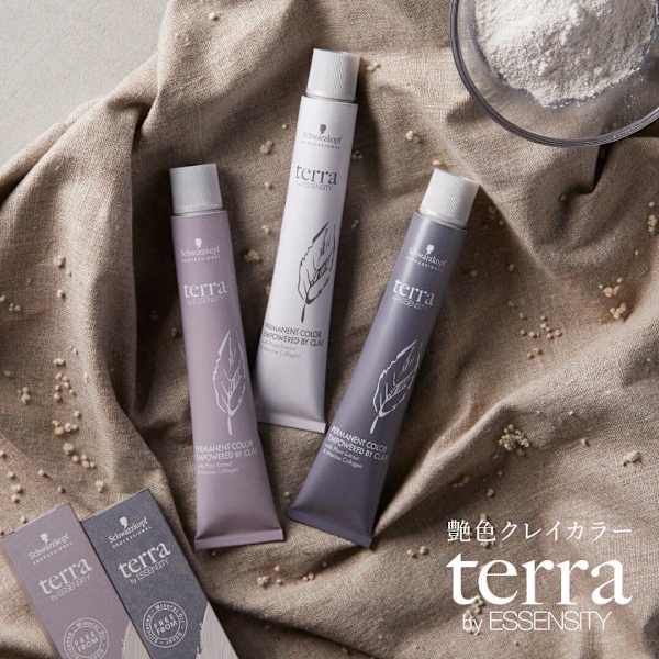 自然由来成分88%【大橋店限定】terrra根元染め+ドライ ¥4,400 ※白髪染め