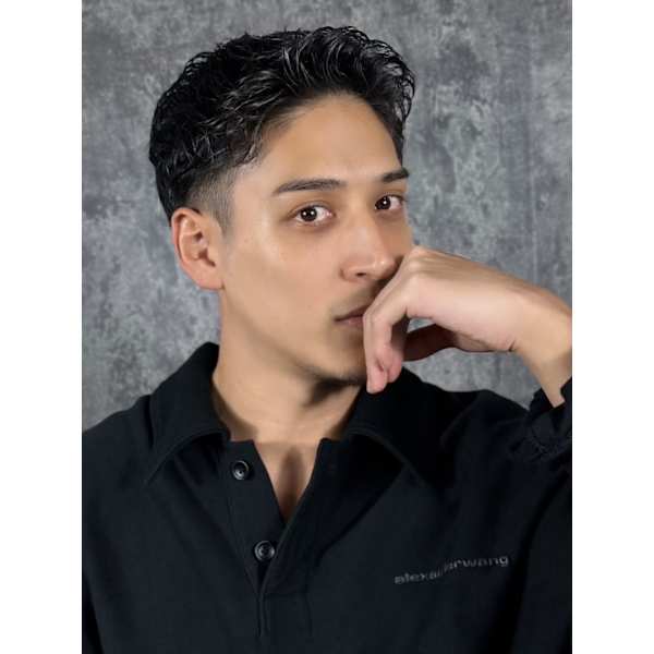 【新生活応援】メンズカット+襟剃り+シャンプー六本木]  ¥3960