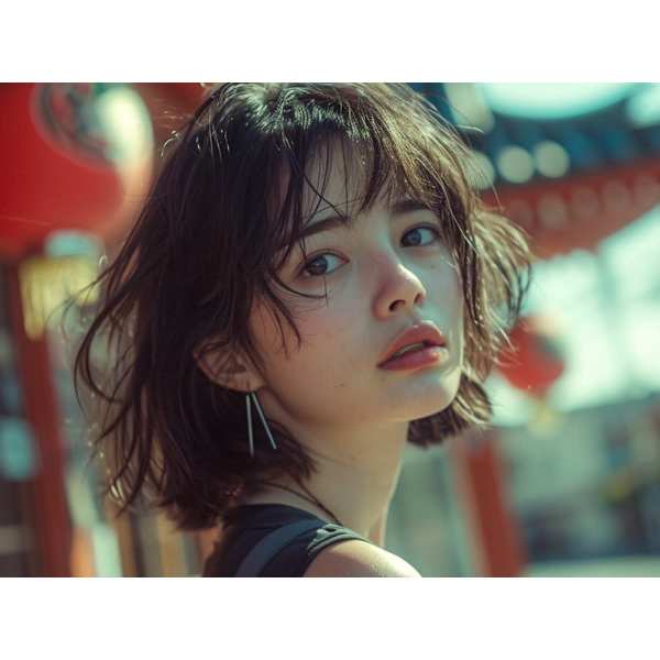 ダメージ軽減FIBREPLEXTR＋デザインカット＋プラチナフルカラー