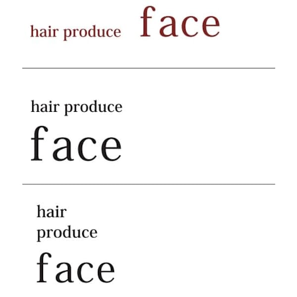 hair produce face