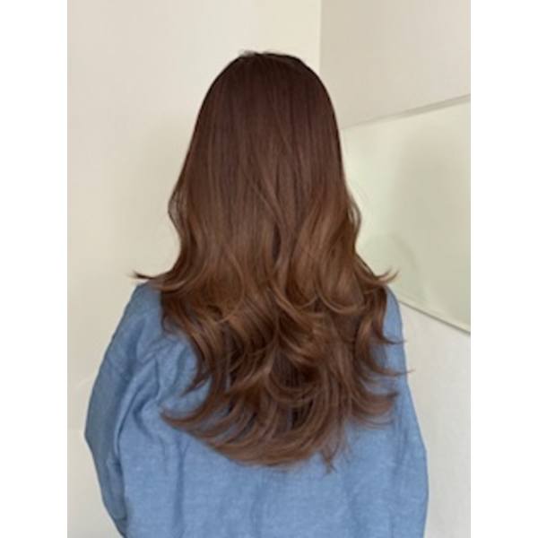 【綺麗を実感】 カット+ケアカラー+オージュアトリートメント