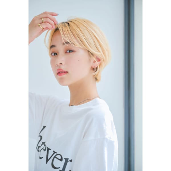 【学割U24】ケアブリーチ＋カラー＋ハホニコ＋ナノバブル￥10300